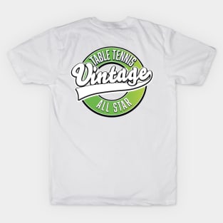 Table Tennis Vintage All Star logo T-Shirt